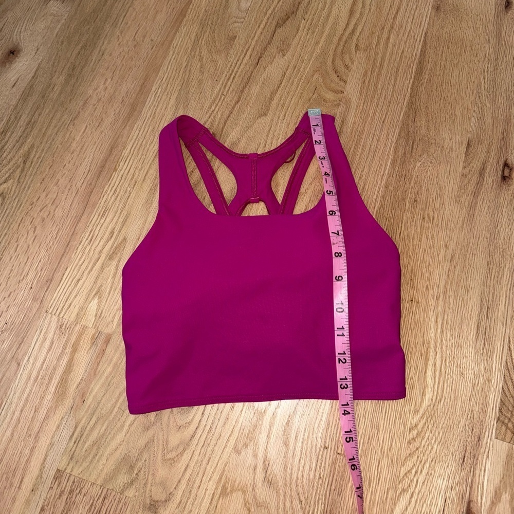 Lululemon Stash It Bra *Medium Support, B/C Cup Ripened Raspberry Size 4 - Picture 6 of 10